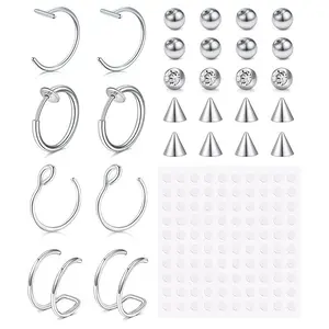 Fake Piercings Stickers Fake Lip Piercing Fake Lip Ring Fake Nose Ring Hoop Fake Snake Bites Fake Eyebrow Piercing Clip Lip Ring Fake Eyebrow Ring Fake Face Piercings Fake Peircings
