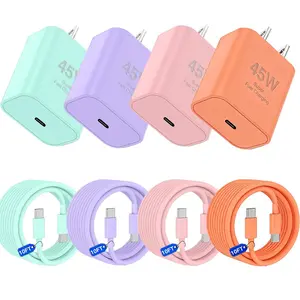 IPhone 17/16 Pro Max Charger - 45W USB-C Charger with PPS/PD Fast Charging Technology, Includes 10FT Data Cable, Compatible with iPhone 17/16, iPad, S25/S24/S23/S22, Provides USB-C Charging Solution for iPhone 17/16