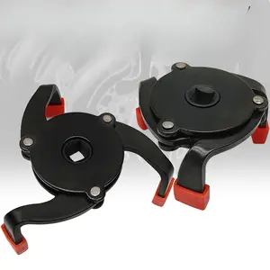 One-way three-claw ball head remover for single-use three-claw oil filter wrench; compatible with oil change and engine/filter removal; anti-slip, edge-protection design