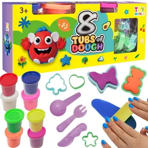 DOUGH Creative Play Kit for Kids Non-Toxic Safe with Molding Tools Fun Educational Gift for Ages 3+ Perfect for Indoor Play TikTokShopBacktoSchool 2025 school classroom supply playdough seats diy handicraft