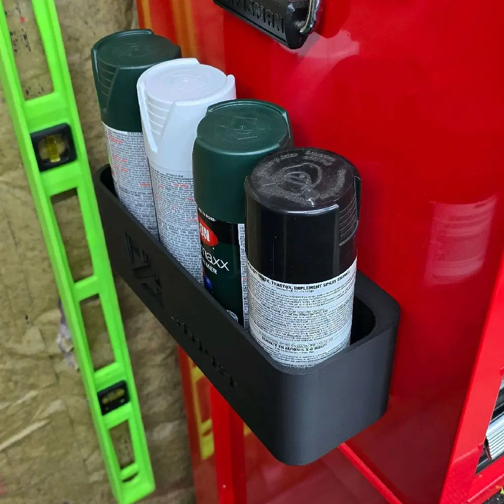 Magnetic Aerosol Can Caddy, Holds 4 Cans