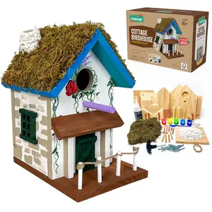 Cottage Birdhouse Woodworking Kit