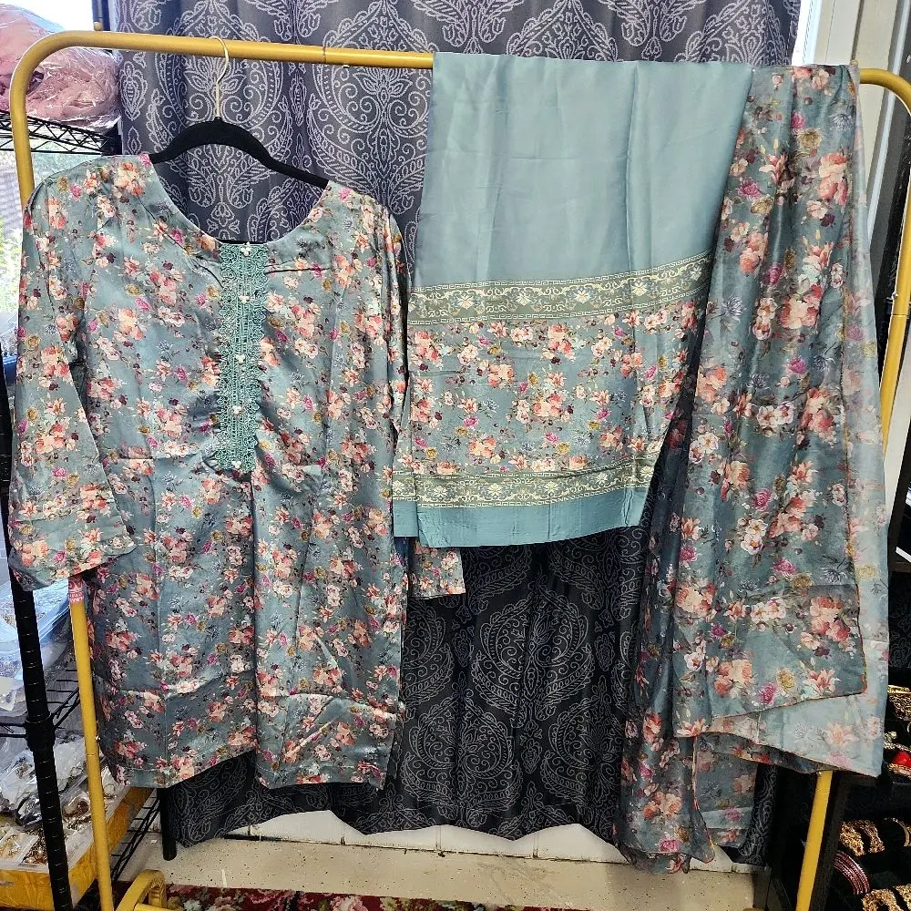 3 piece  Silk Farshi Salwar Suit