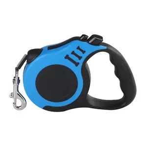 16.5FT Pet-Friendly Retractable Dog Leash & Adjustable Collar - Perfect for Safe Walking in the United States