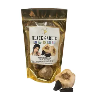 BP 1lb Black Garlic 100% USDA Organic grown and fermented here in the USA delicious and tasty  Xl heads excellent  Flavor
