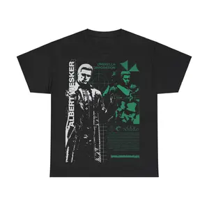 Limited Albert Wesker Resident Evil Vintage T-Shirt, Gift For Women and Man Unisex 2, Fashion Cotton, Full Colors, Full Sizes, For Men, For Women
