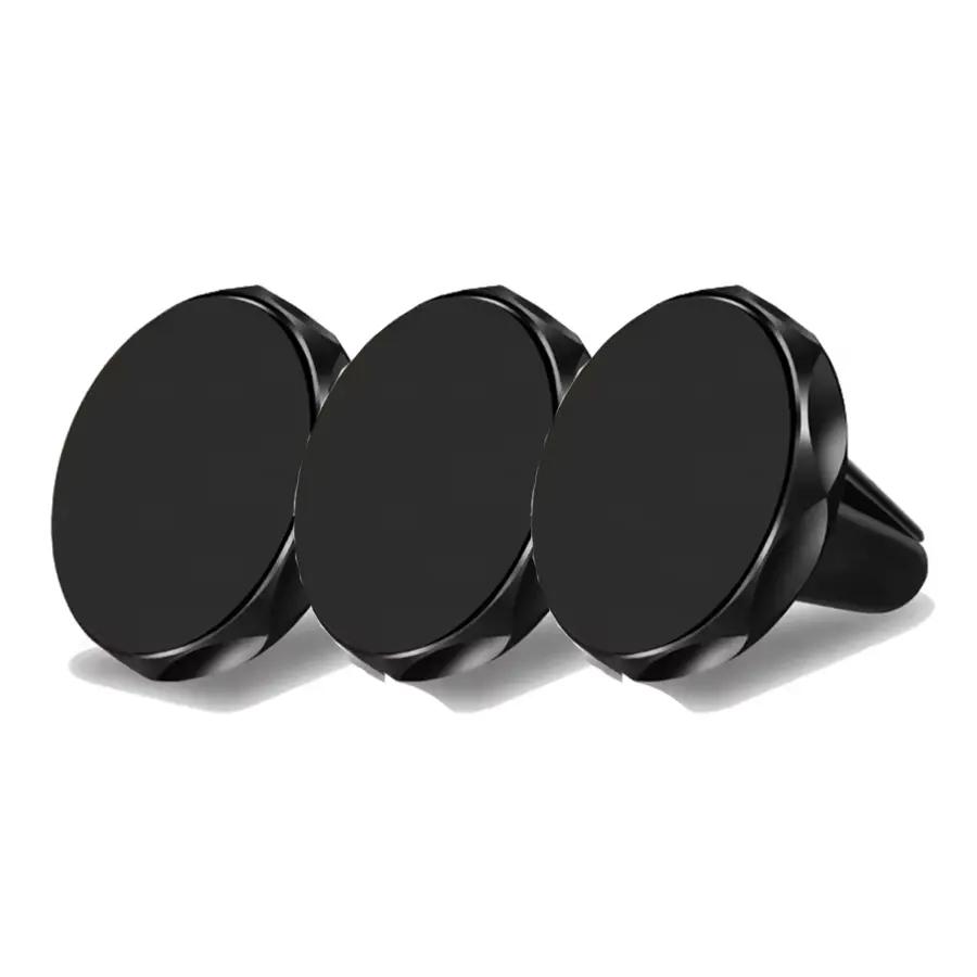 3Pcs a set of Magnetic Car Phone Holder For IPhone/Samsung/Xiaomi Air Vent Mount In Car Metal Magnet Stand Mobile Phone Suppor Car Gadgets