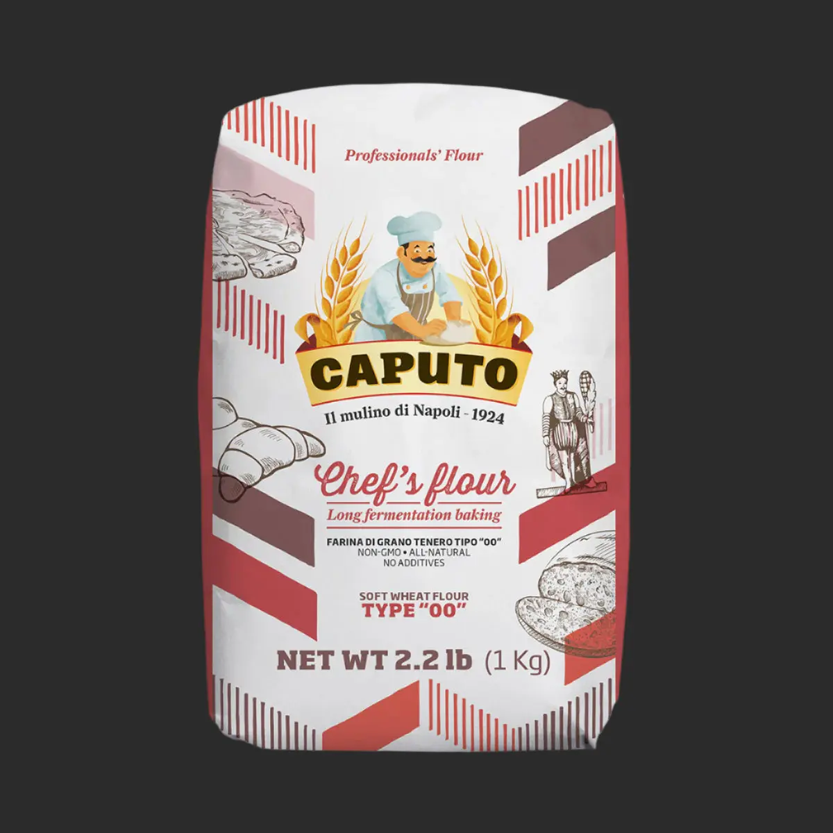 Caputo Chef’s “00” Flour 8-Pack
