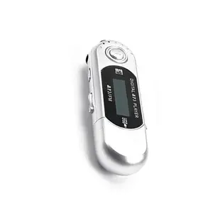 Mini MP3 Player USB 2.0 Small Flash Drive Lossless Sound Multilanguage LCD Music Player with 3.5mm Audio Jack Automatic Shutdown