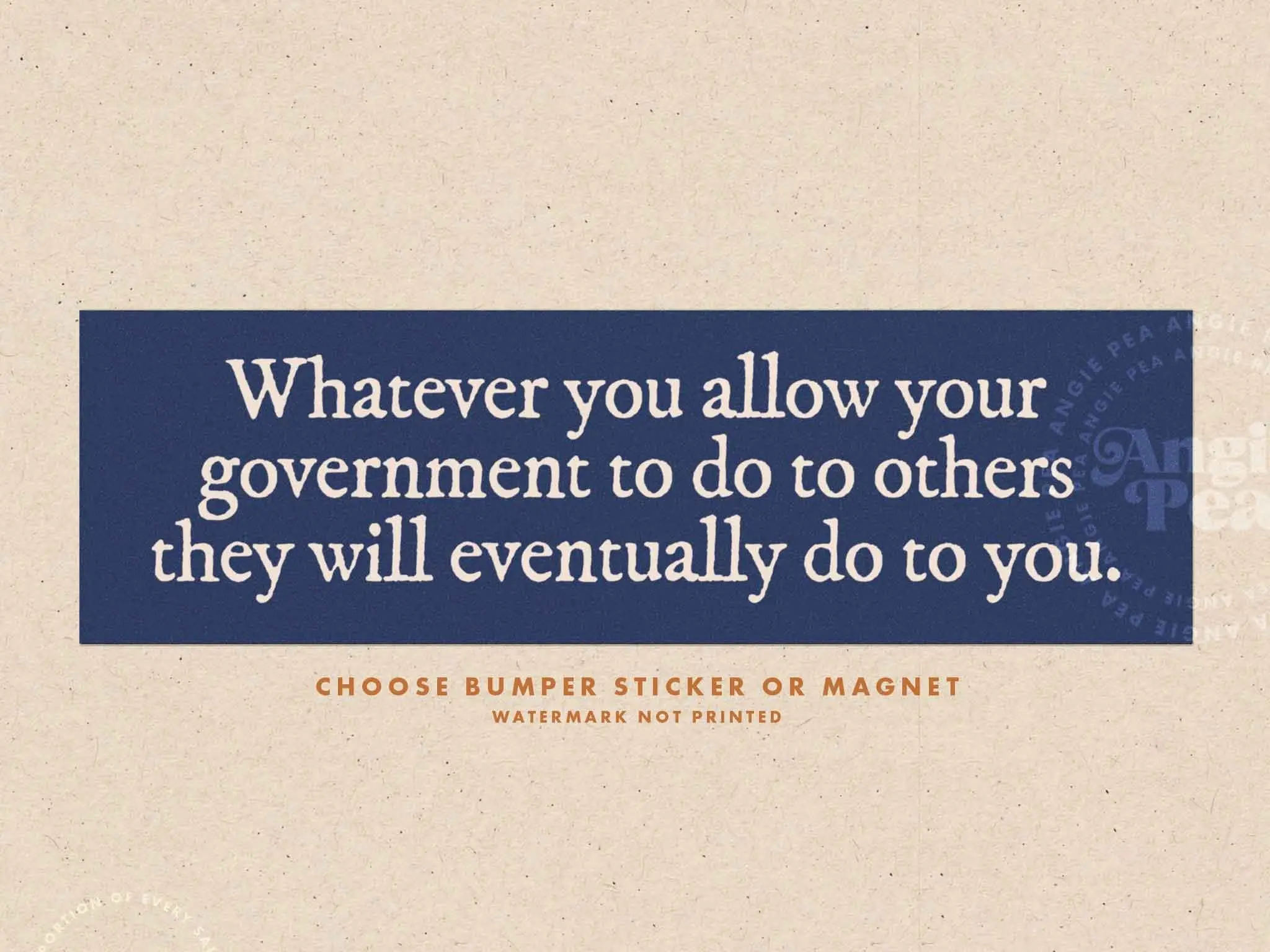 car magnet, political magnet, government quote, activism magnet, bumper sticker alternative, social justice, protest accessory, awareness decal