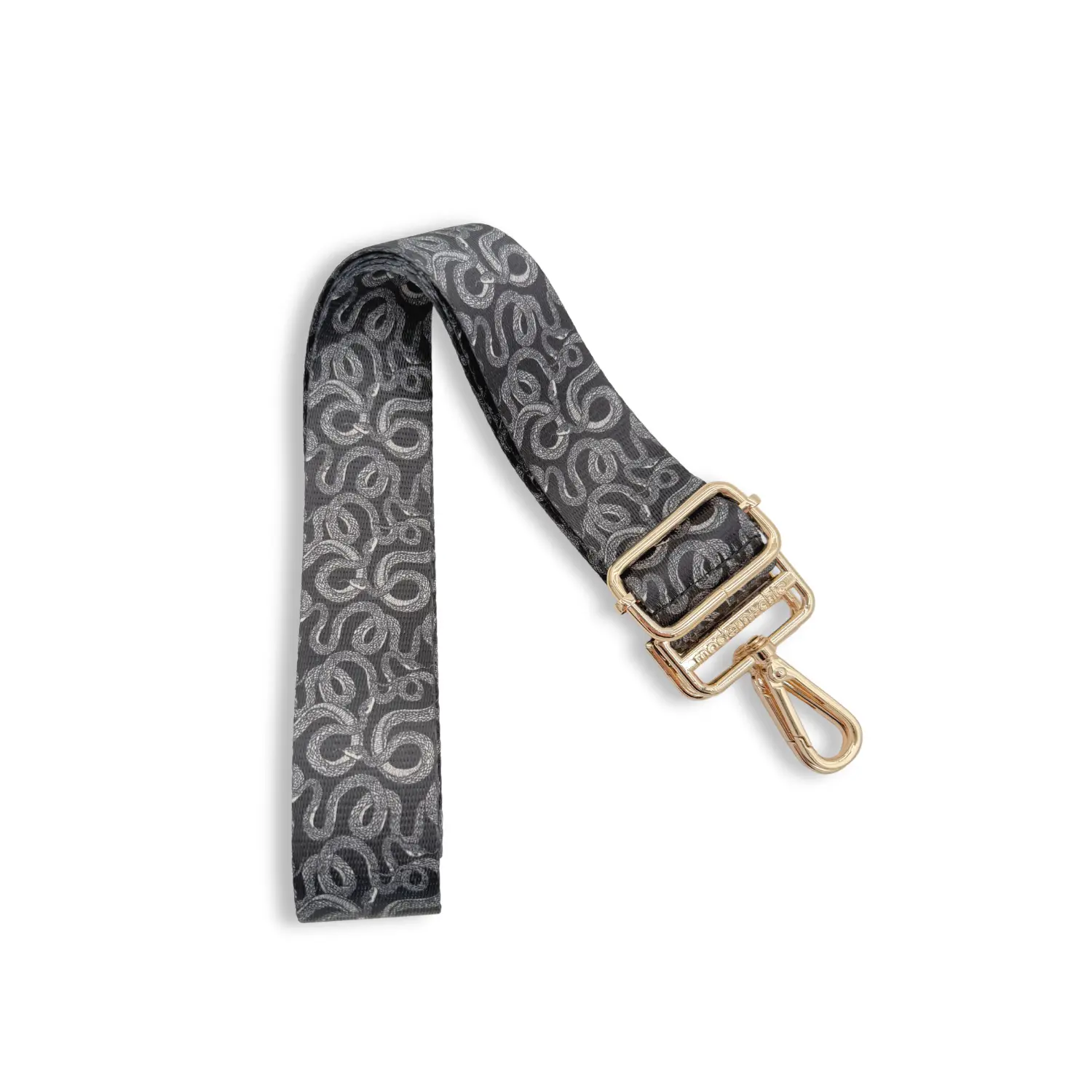 Serpent Elegant Adjustable Shoulder Strap, Nylon Fabric Bag Accessory for Dark Background Luggage, Elegant Adjustable Strap, Bag Accessories
