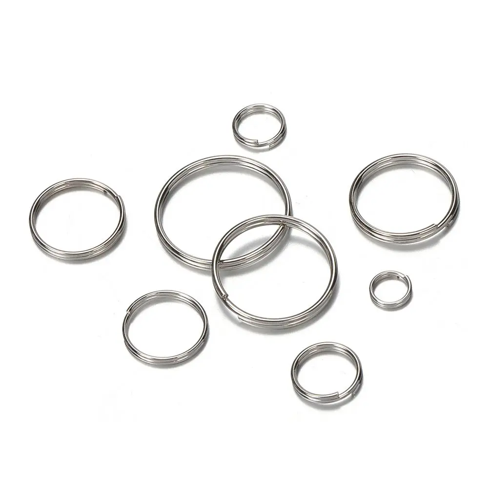 50pcs Key Ring Connector for DIY Keychain Making Findings