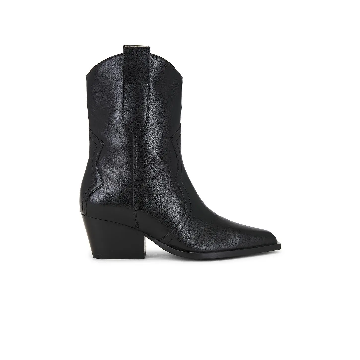 Free People Cat Nap Cowboy Boot in Black Leather Free People Cat Nap Cowboy Boot in Black Leather