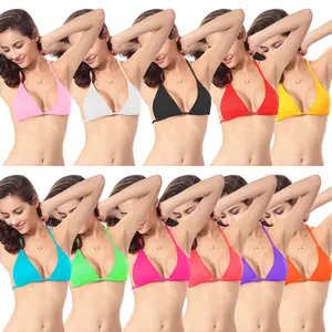 Women's 2026 Solid Color Spaghetti Strap Brazilian Bikini, Solid Bikinis, Brazilian Swimsuits, Multiple Colors, Sexy Summer Beach Sports Swimwear Bathing Suit,summervibes