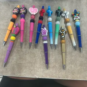 Customs Pens Assorted Colorful Designs and Styles of Pens Comes with a Free Refillable Ink Variety Pack