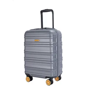 Carry on Suitcase 18.5 Inch Hardside Carry on Luggage Small Suitcase with Spinner Wheels Lightweight Rolling Cabin Suitcase for Airplanes Travel (DARK GREY) Brand: VFJ