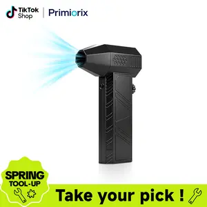 Powerful Turbo Fan, Mini Portable Jet Fan, Jet Fan 130,000 RPM High Speed Spinning, Type-C Rechargeable Clear Fan for Cars, Computers, Keyboards and Lenses Handheld Fan Bladeless Tower Fan