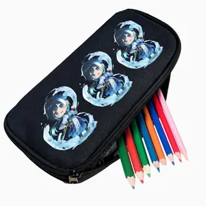 Yartab Cute Pencil Case for School Large Capacity Pen Bag Portable Stationery Pouch for Students Girls Boys Adults Waterproof Fabric Smooth Zipper Multi-functional Use