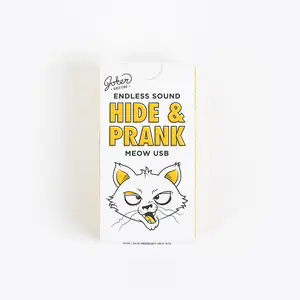 Joker Greeting USB Cat Meow Prank - Intermittent Sound, Humorous, Fun Prank Item