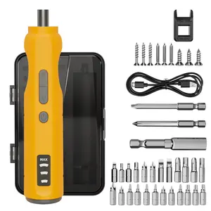 HANWISE Electric Rotary Tool Set 1500mAh Cordless Rechargeable Rotary Tool with 24+3 Bits & Extension Shaft, Mini Power Tool for Electronics Repair, DIY Home Maintenance - 5N.m Torque, LED Light, 300rpm