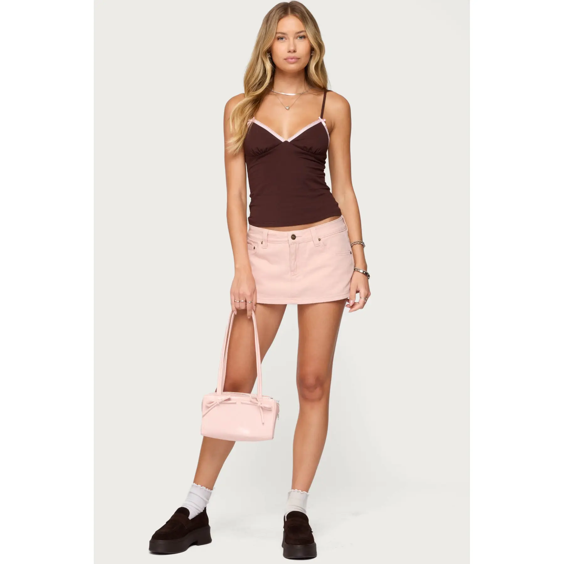 Sukie Denim Mini Skort