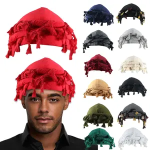Luxurious Satin-Lined Halo Turban with Pre-Tied Tassels Braid Beanie and Twist Design for Men and Women to Achieve a Stylish Look Keep Hair Protected