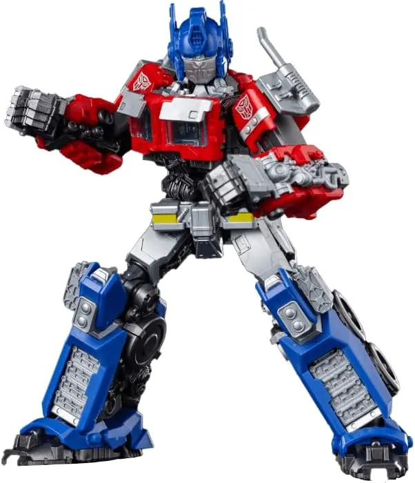 Blokees Transformers Classic Class 1 Optimus Prime Action Figure - 12.5cm Tall, Articulated Joints, Buildable Display Design, Accessories Included, 1 x CR927 Battery