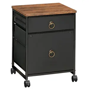HOOBRO File Cabinet, 2-Drawer Filing Cabinet, Vertical Mobile Office Cabinet, Rolling Printer Stand, for A4/Letter Size Files, Nonwovens Drawer, for Home Office#springtok #SummerVibes