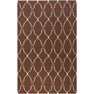 Partington Brown Wool Carpet Area Rug - Clearance Partington Brown Wool Carpet Area Rug - Clearance