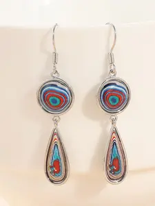 Women's Asymmetric Copper Earrings, Elegant Design for Daily Wear & Parties, Perfect Gift for Her, All Seasons Accessory