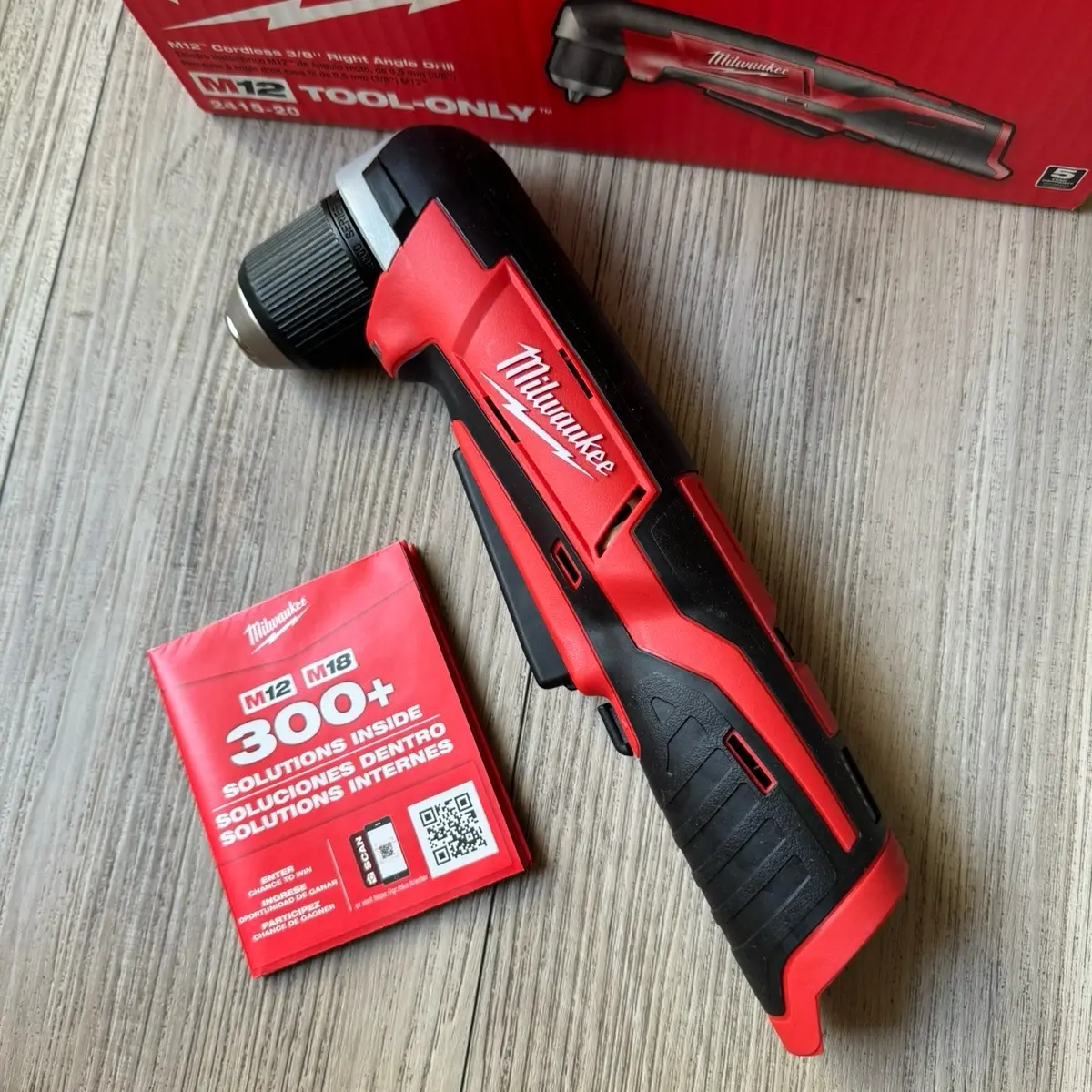 Milwaukee M12 12V Lithium-Ion Cordless 3/8 in. Right Angle Drill (Tool-Only)