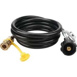 F271803 Hose Adapter for Mr. Heater Big Buddy Accessories Replace, Gas  Regulator Hose Kit with 3/8 inch Quick Connect and QCC1   Connectors (8 )