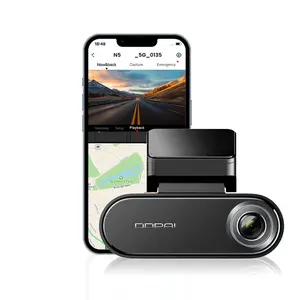 DDPAI N5 4K Car Dash Cam Front 2160P Dashcam Built-in 32G eMMC Voice Control ADAS 5G WiFi GPS G-Sensor with APP Control Night Vision 24 Hours Parking Monitor Support 512GB TF Card