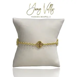 Gold Plated Bracelet for Women, 7 Inches + Extension, Simple Chain Design