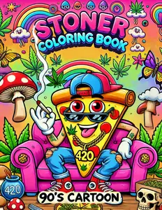 Stoned Coloring Book: 50+ Trippy Pages