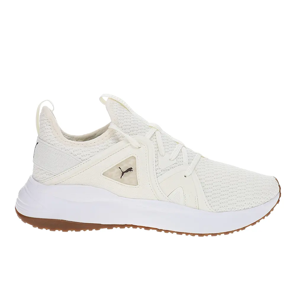 PUMA Womens Softride Bella Cheetah Lace Up Sneakers Shoes Casual - Off White PUMA Womens Softride Bella Cheetah Lace Up Sneakers Shoes Casual - Off White