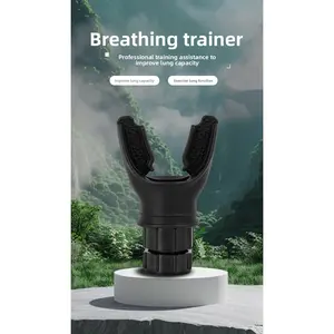 Abdominal Mouthpiece Breathing Trainer – Portable Lung Capacity Exerciser for COPD
