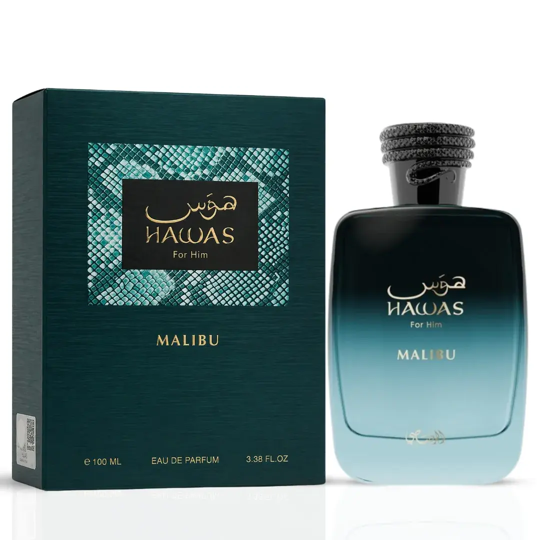 Hawas Malibu Eau de Parfum Spray 100ml (3.4 oz) By Rasasi