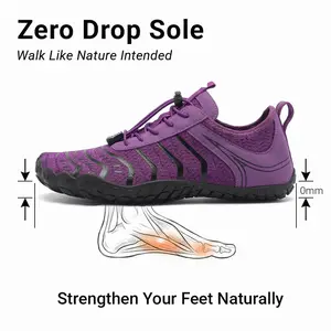Men's Barefoot Shoes Wide Toe Box Zero Drop Trending Water Shoes for Unisex Minimalist Sneakers for Daily Walking Work Office Comfortable Breathable Flexible Athletic Footwear 2026
