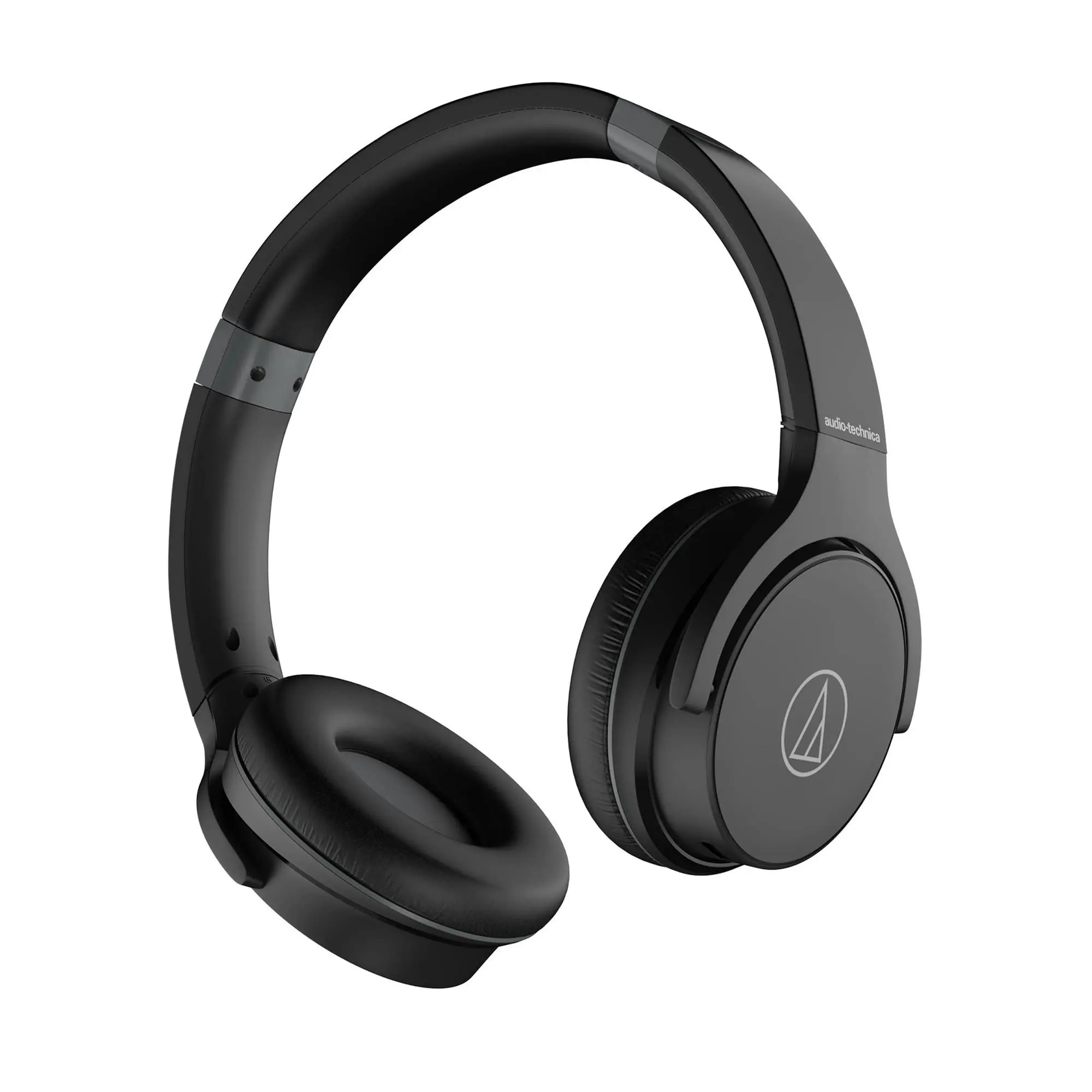 Audio-Technica ATH-S220BTBK On-Ear Headphones - Wireless Bluetooth, Wired Cable Connection, In-Line Mic, Compatible with Devices, Ideal for Games, Black