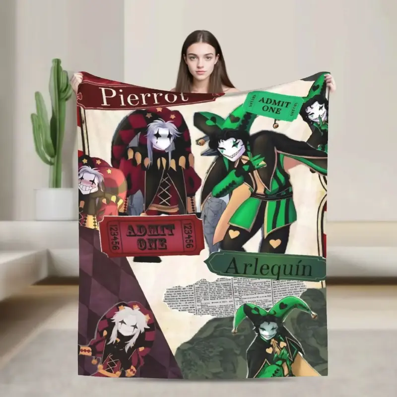 The Freak Circus Blanket Soft Funny Throw Blanket Cozy Lightweight Plush Portable Cover Blanket For Sofa,Warm Gift For Birthday,Christmas,Multiple Blanket