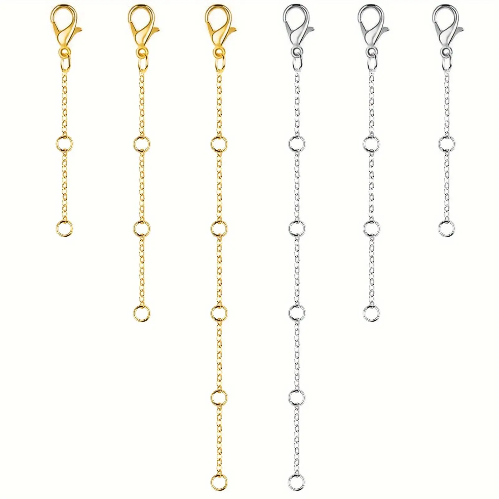 Necklace extension chain, bracelet ankle chain extension chain, jewelry-making use extension chain, Smooth chain, Jewelry Extender