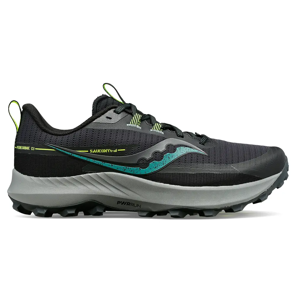 Saucony Mens Peregrine 13 Trail Trail Running Sneakers Shoes - Black Saucony Mens Peregrine 13 Trail Trail Running Sneakers Shoes - Black