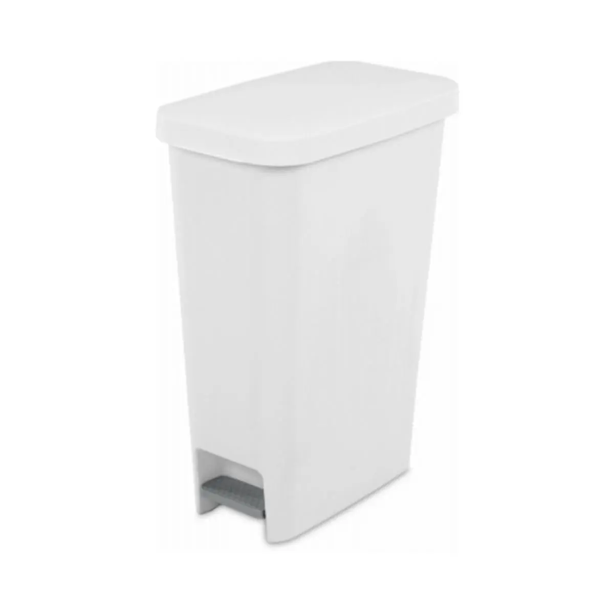 Sterilite 11gal Rectangular, Slim-Size, Modern Hands-Free Step-On Garbage Can - Baby & Maternity Kitchen Waste Bins for Cabinet Household Use