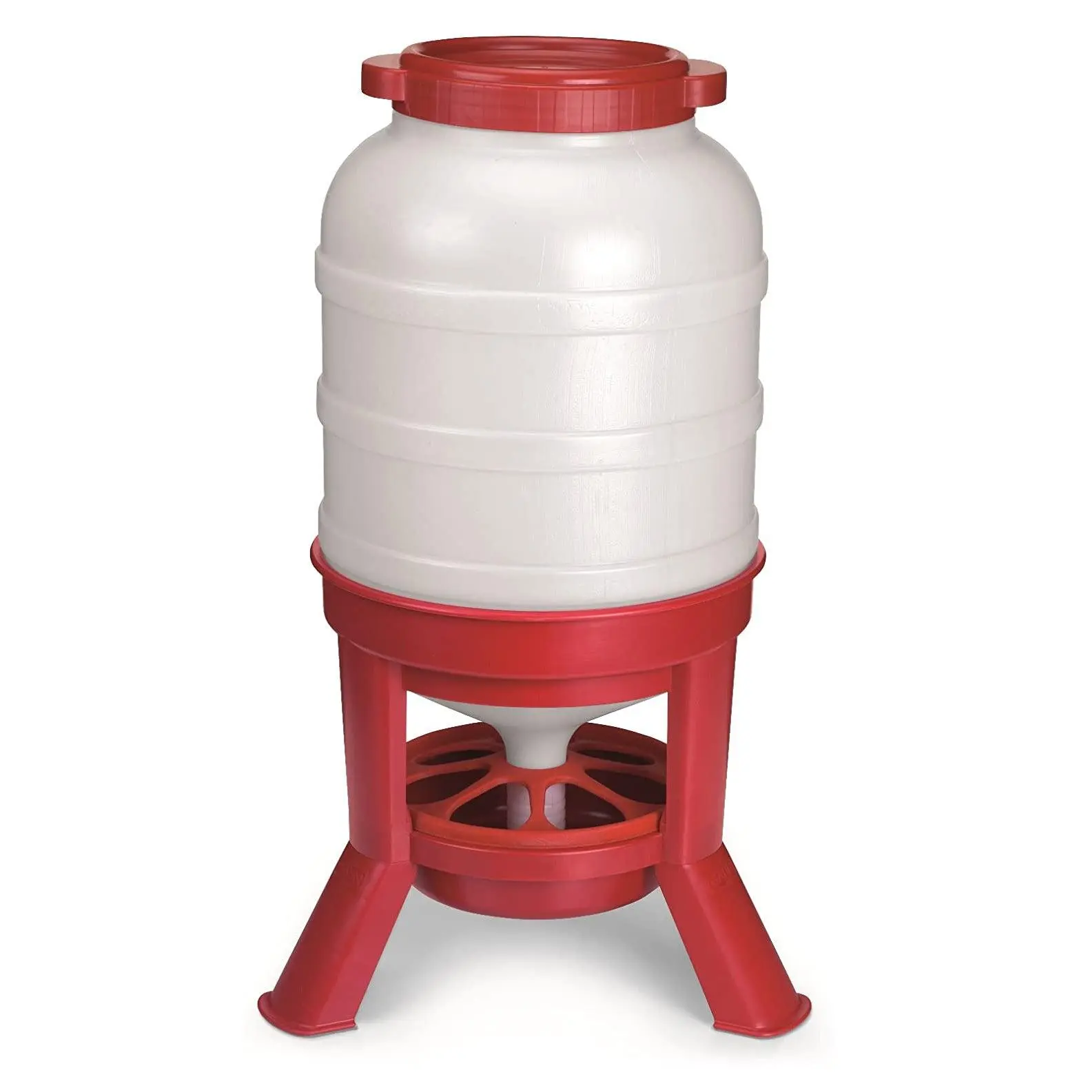 Little Giant DOMEFDR60 Feed Heavy Duty Poultry Chicken Gravity Feeder Little Giant DOMEFDR60 Feed Heavy Duty Poultry Chicken Gravity Feeder