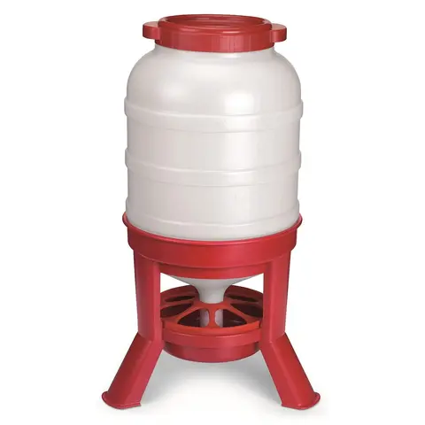 Little Giant DOMEFDR60 Feed Heavy Duty Poultry Chicken Gravity Feeder