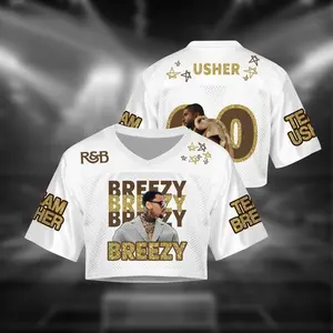 2026 Tour Inspired R&B Mesh Football Jersey, Music Tour Streetwear, Unisex Jersey, Fan Gift Shirt
