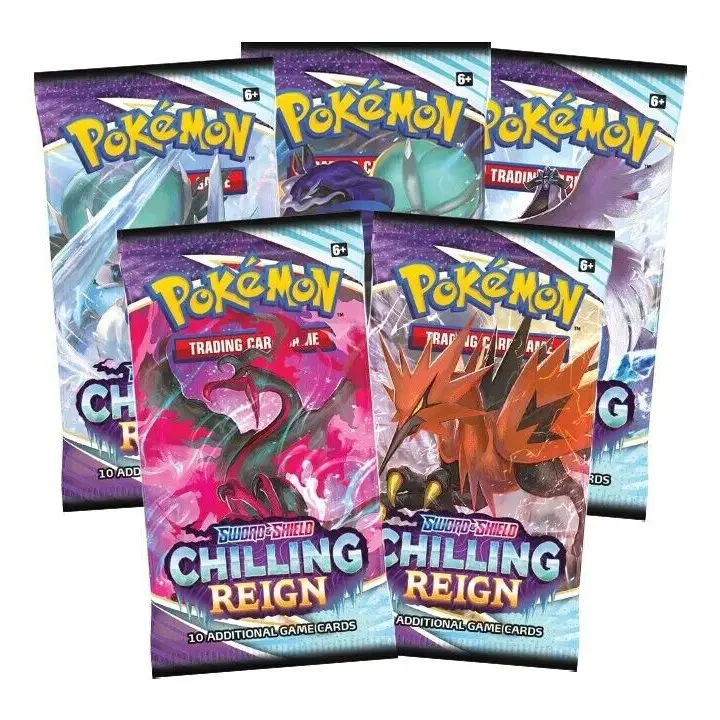 Pokemon Trading Card Game Chilling Reign Booster Pack - 10 Cards