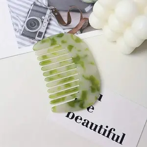 Minimalist Marble Texture Hair Comb, 1 Count Portable Hairdressing Comb, Mini Hair Styling Comb, Hair Care Grooming Comb for Daily Travel Outgoing Use, Minimalism