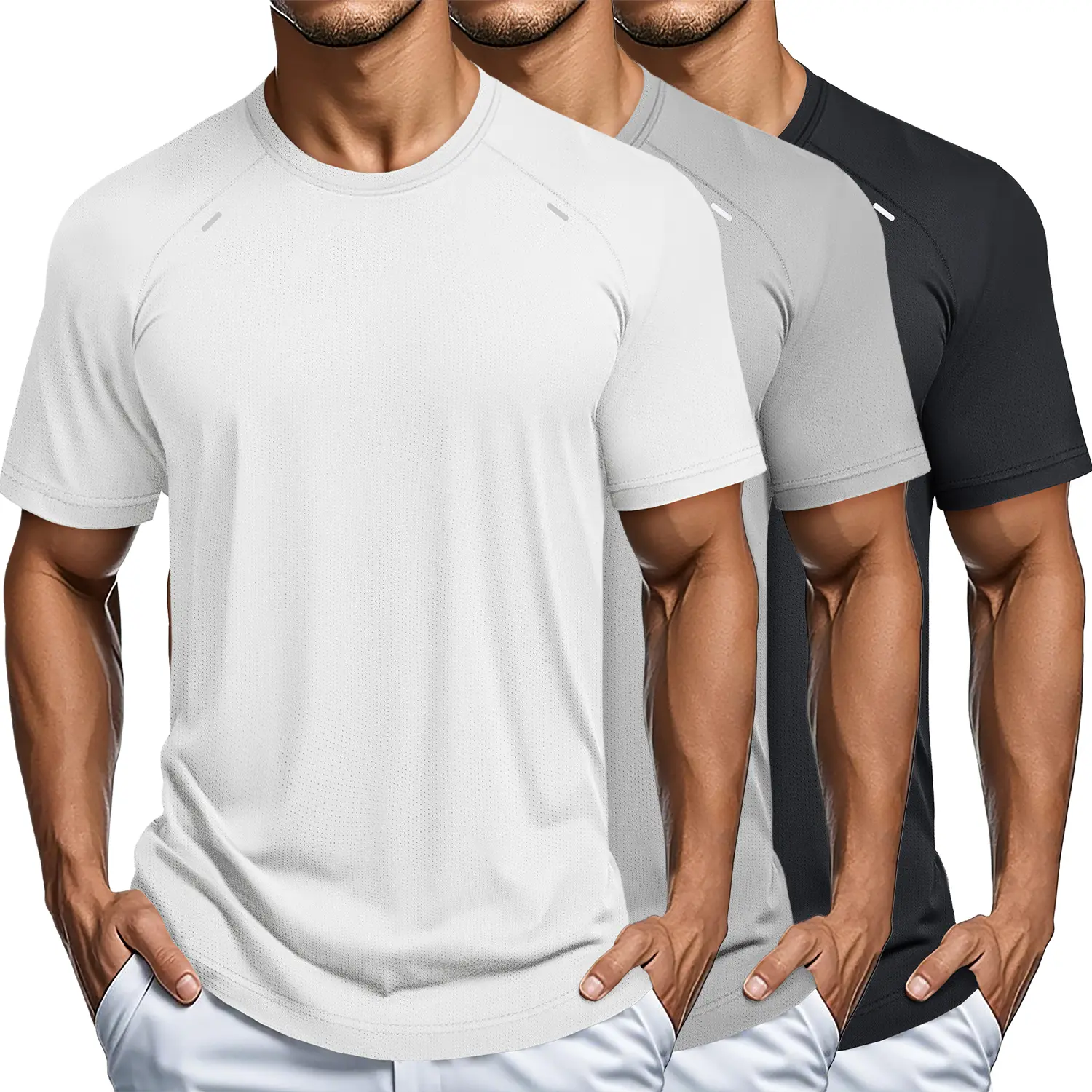 Black/White/Light Gray